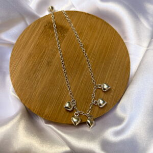 Tornozeleira corações