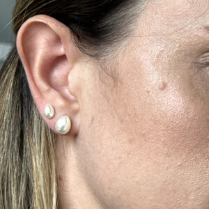 Brinco Perola Gota Duo